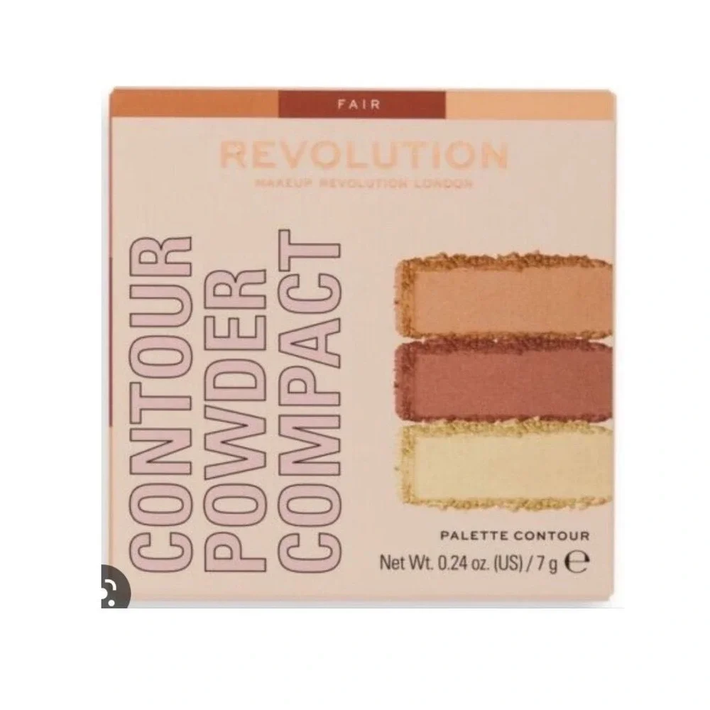 Makeup‎ Revolution London Contour Powder Compact Fair Palette Bronzer Blush Glow